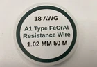 A1 Type FeCrAl Resistance Wire 50m Lengths on a Spool  Foam Cutting Pottery Kiln