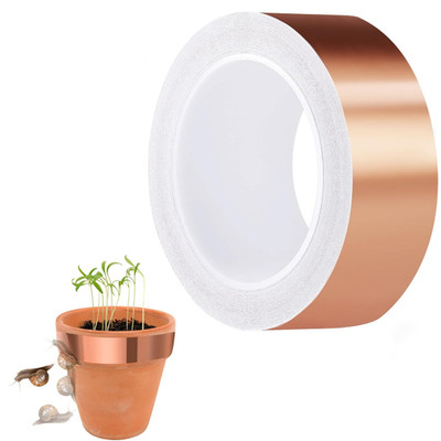 Nepfaivy Schneckenschutz Kupferband 30mm 25m Selbstklebend Hochbeet Pflanzen Neu