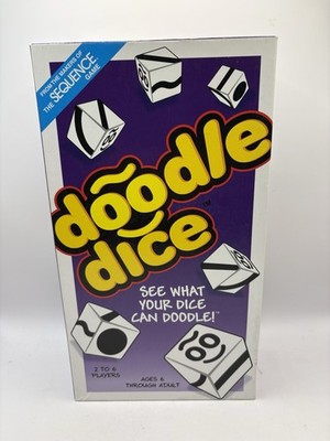 Doodle Dice Game COMPLETE Jax 2005 Makers of Sequence Family Matching