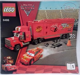 🔥LEGO Disney Cars 8486 Mack's Team Truck 100% Complete w/ Instructions Retired