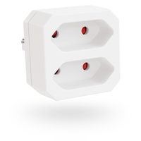 Greate Doppelstecker FüR Steckdose 2Fach - Steckdosenadapter, Doppelsteckdose