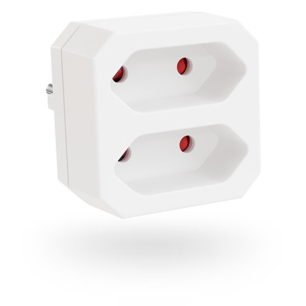 Greate Doppelstecker FüR Steckdose 2Fach - Steckdosenadapter, Doppelsteckdose-image