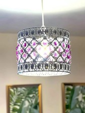Modern Chandelier Ceiling Light Shades Acrylic Crystal Droplet Pendant Lampshade