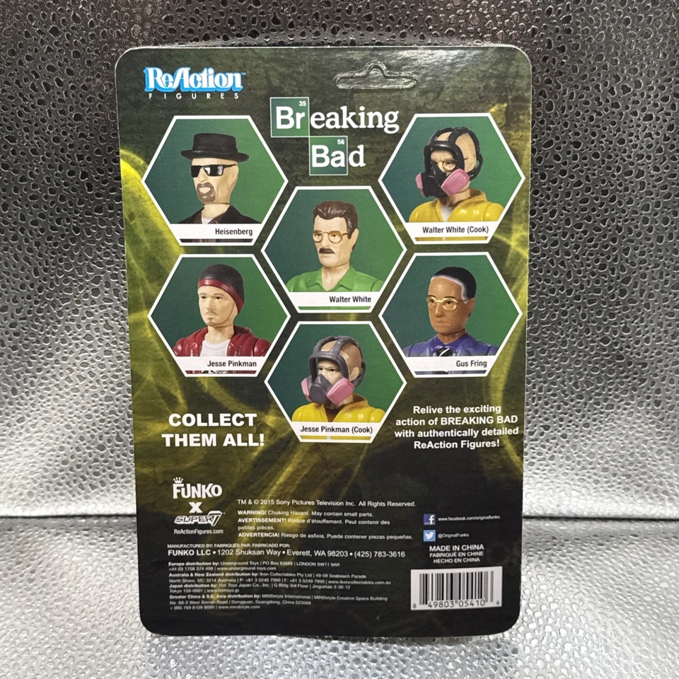 全新 ReAction 公仔 Breaking Bad Jesse Pinkman(饼干)可动人偶收藏品 — 第 2/3 张图片