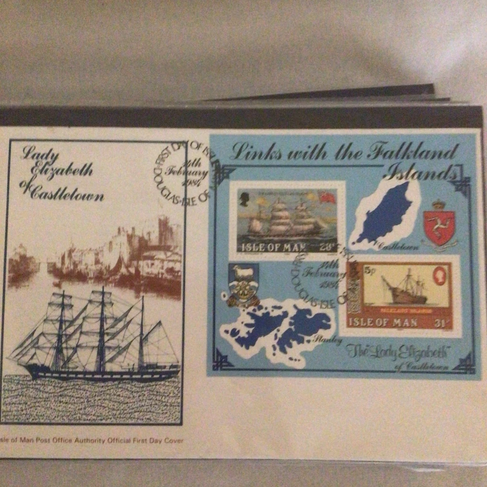 Isle of Man, First Day Covers. 1983 To 1989 Qty 49 - Image 3 of 4