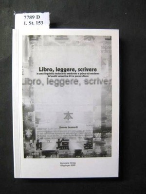 Libro, ''leggere'', ''scrivere'' in area linguistica tedesca tra medioevo e prima et