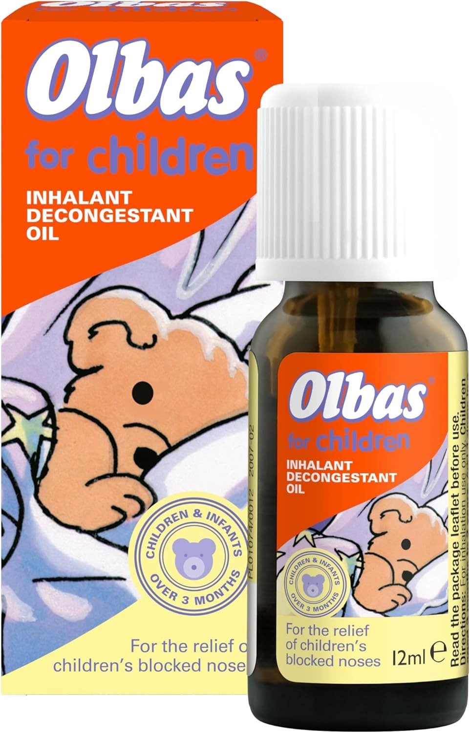 Olbas Inhalant Decongestant Oil for Children 12ml - expiry: 30/08/26