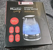MuellerLiving Glass Kettle 1.5L 1500W  Electric Kettle Auto BRAND NEW