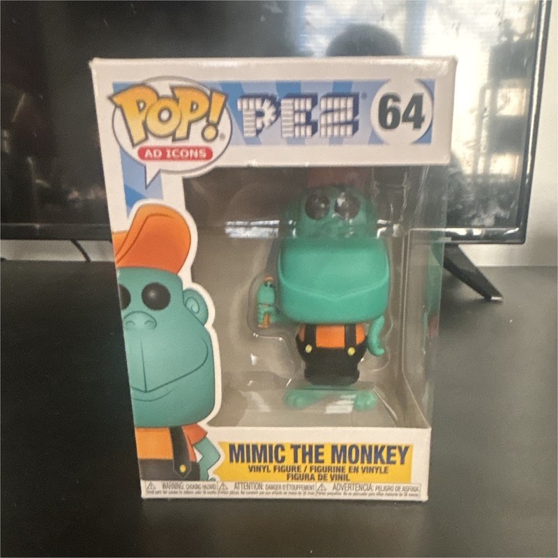 Funko Pop! Ad Icons PEZ Mimic the Monkey Vinyl Standard Unopened #64