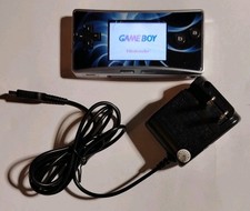 Nintendo Game Boy Micro GBA Working with Cracked Faceplate  3rd-Party Charger