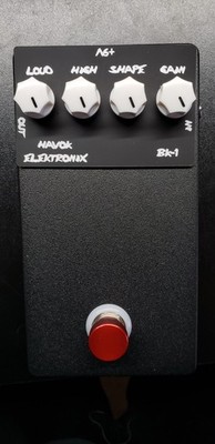 Havok Elektronix BK-1 Guitar Distortion Pedal   Hand-built, Made in USA