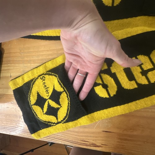 NFL Jersey Steelers Gilbert #77 + Hooded Scarf! 44 On Field Nike Authentic - Picture 10 of 10