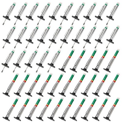 50 Pack Tire Tread Depth Gauge, Color Coded 32nds Accurate Measurement Tools,...
