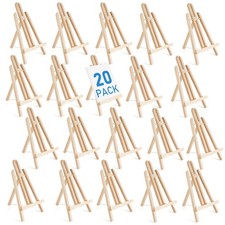 12Inch Wood Easel Stand, Tabletop Display Stand A-Frame Artist Easel for Pain...