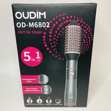 Oudim 5 in 1 Negative Ion Hair Dryer Brush Blow Dryer Brush Set, Hot Air Styler