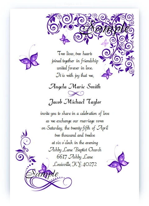 Wedding invitations personalized deals