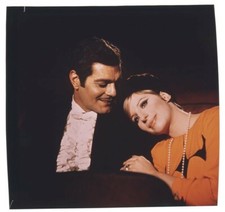 Funny Girl Barbra Streisand Omar Sharif embracing Original 4x5 Transparency 1968