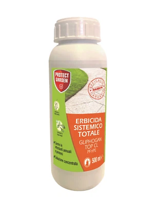 SBM PROTECT GARDEN DISERBANTE ERBICIDA SBM GLIPHOGAN TOP CL 500ML LIBERA VENDITA GLIFOSATE
