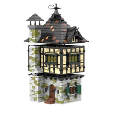 Medieval Cottage Model 1804 Pieces for Ages 14 and Up MOC-84202 Set