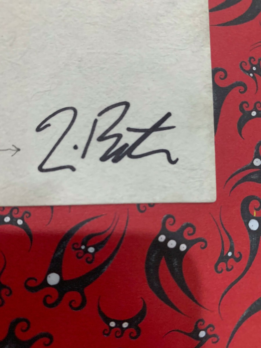 The Art of Tim Burton Deluxe Edtition, MISSING SIGNED
