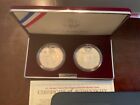 1995 U. S. Atlanta Centennial Olympic Games Two Coin Set Silver Dollar, proof