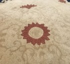 AN ART DECO DESIGN CHINESE ROUNDED RUG 5’ X 5’ — photo 9
