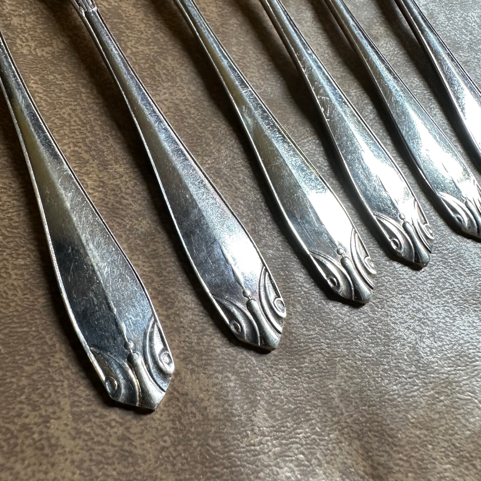 VINTAGE SET OF 6 ENGLISH MADE 'SILVERPRIDE' EPNS CUTLERY SILVER PLATE
