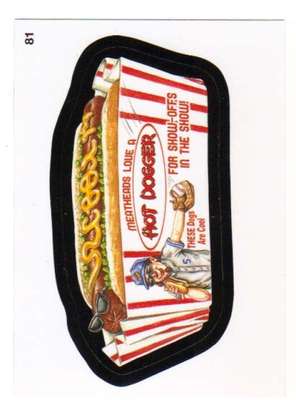 2016 Topps MLB Wacky Packages #81 Hot Dogger 