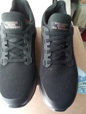 Skechers BLACK Womens Work Shoes RepelWell  Slip Resistant , Memory Foam  8.5