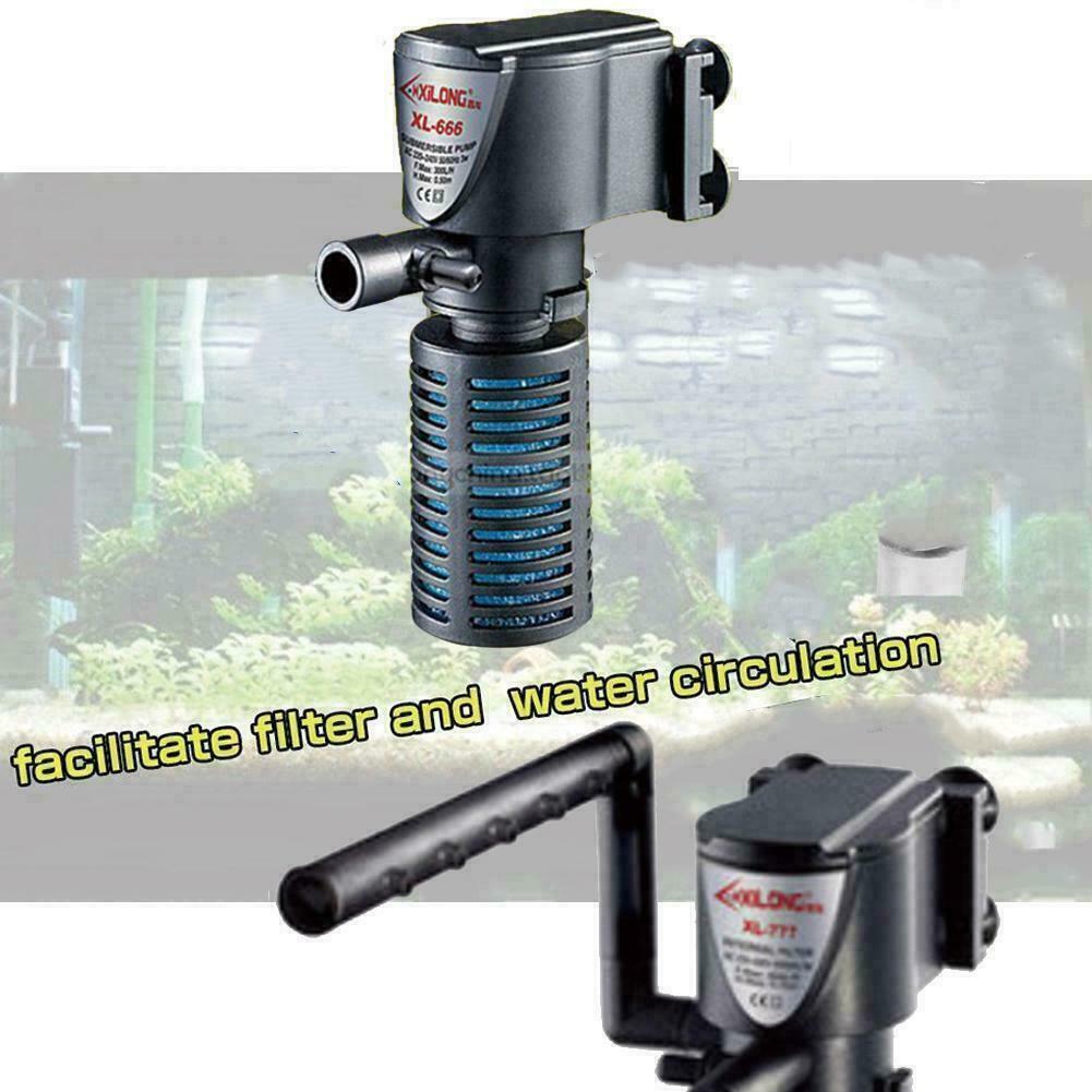 Aquarium Internal Submersible Fish Tank Spray Bar Filtration Pump C0F3