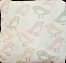 Cloud Island Fitted Crib Sheet Blush Bird -EUC