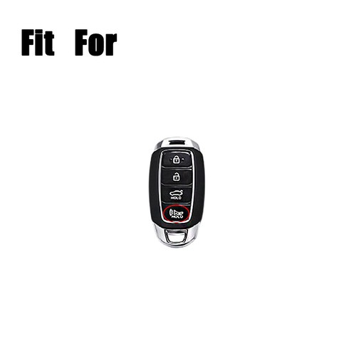 ABS Car Key Fob Case Cover For Hyundai i30 Accent Ix35 Santa Fe Palisade Elantra - Picture 2 of 19