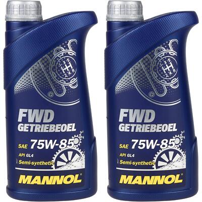2x1 Liter Original MANNOL Getriebeöl FWD Getriebeoel 75W-85 API GL 4