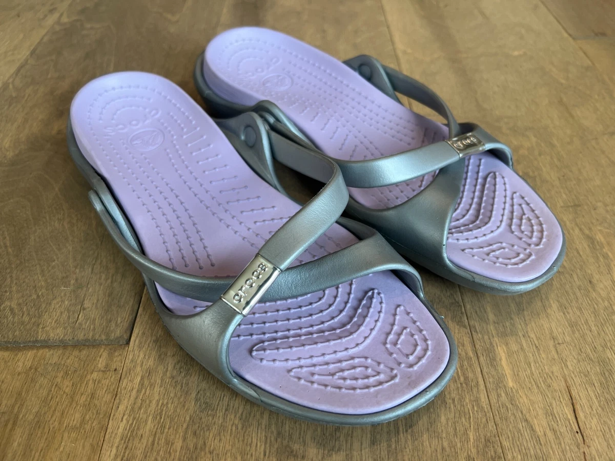 Crocs criss cheap cross sandals