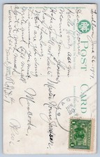 Stagg California San Bernardino Co 1914 4-Bar Cancel DPO 1902-1926 Postcard