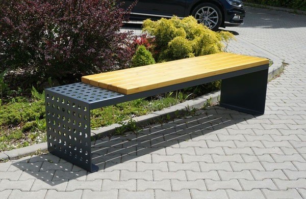 Stadtbank Bank Gartenbank Parkbank Sitzbank Stahl-image