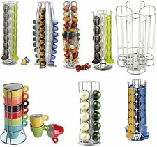 Capsule Coffee Pod Holder Tower Stand Rack for Dolce Gusto Nespresso Tassimo