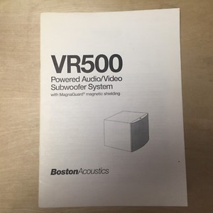 boston vr500 subwoofer