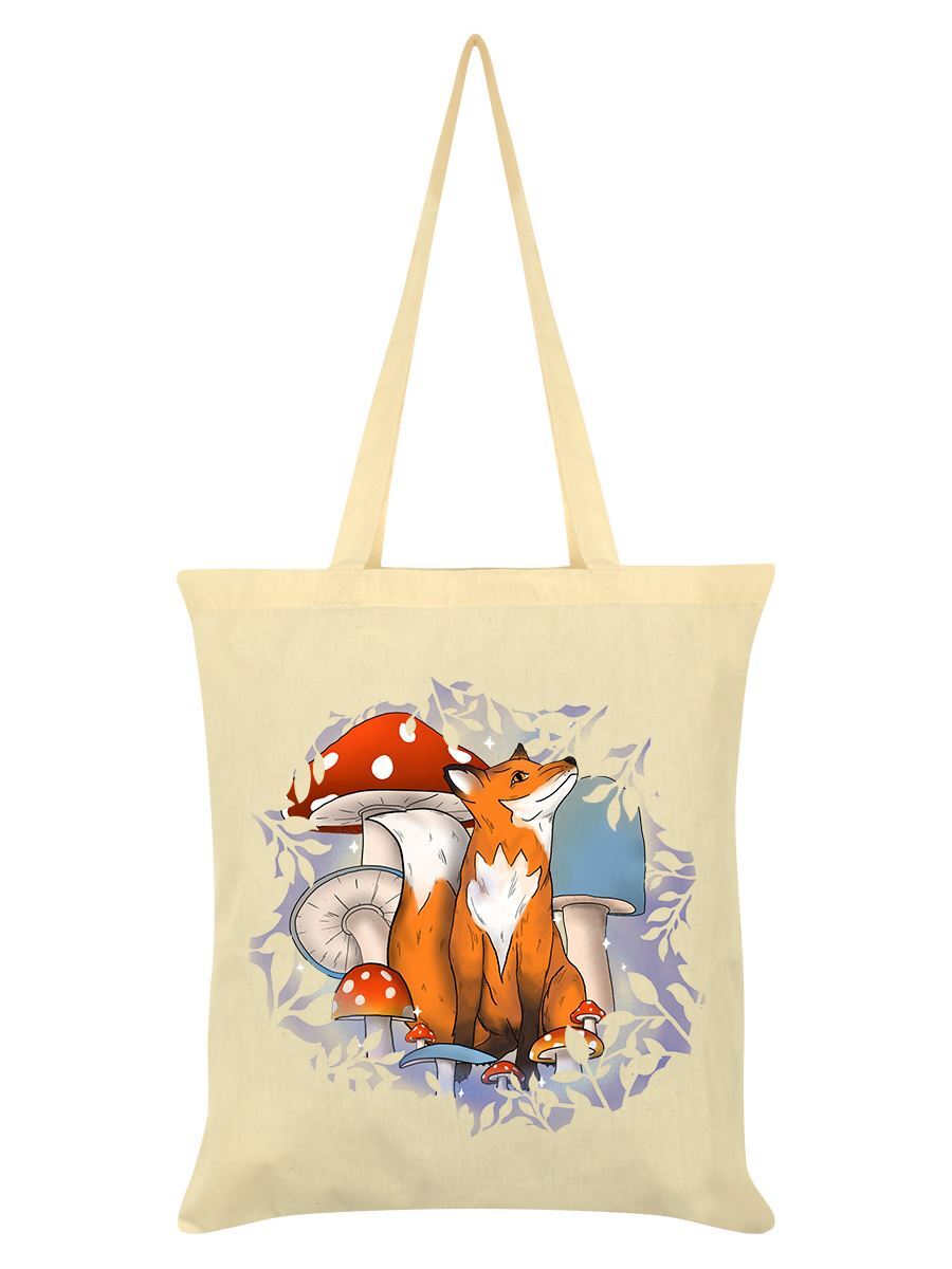 Tote Bag Foraging Familiars Fox Cream 38x42cm