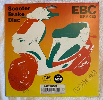 NEU EBC SCHEIBENBREMSE VORNE PEUGEOT JET FORCE TECH DARKSIDE METAL X ICEBLADE MD985D