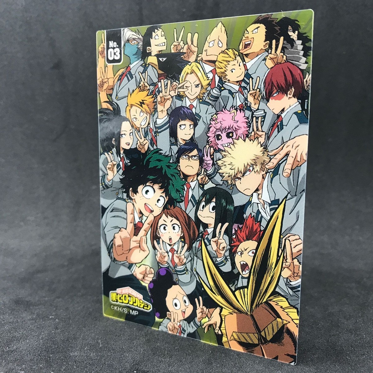 My Hero Academia DEKU OCHACO BAKUGO ALL MIGHT MOMO No.03 Card