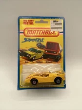 MATCHBOX LESNEY SUPERFAST NO. 1X YELLOW FLAMIN MANTA NOS VINTAGE 1971 JM2