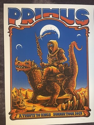 PRIMUS 2021 TRIBUTE TO KINGS SUMMER TOUR NUMBERED