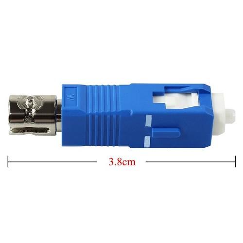 SC-ST Male-Female Optic Adaptor Male SC to Female ST Single Mode Hybrid Adapter - Bild 5 von 6