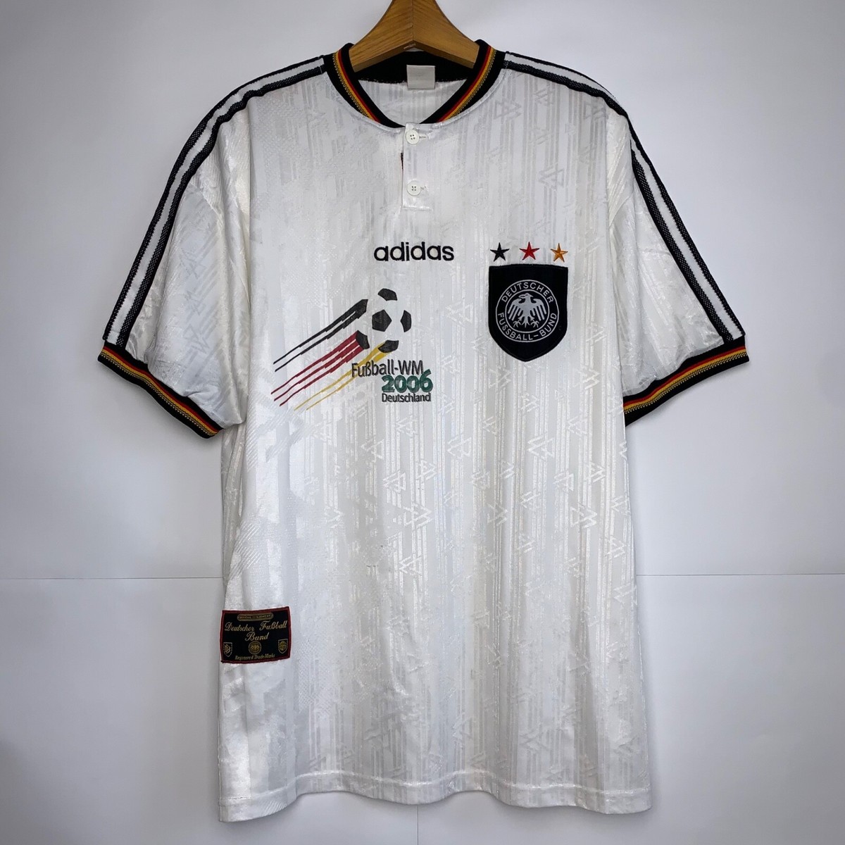 GERMANY 1996 1998 HOME FOOTBALL SHIRT SOCCER JERSEY ADIDAS sz 2XL