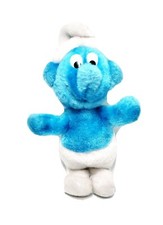 Vintage 1981 Peyo 7" Plush Smurf Toy Doll Wallace Berrie  Co.