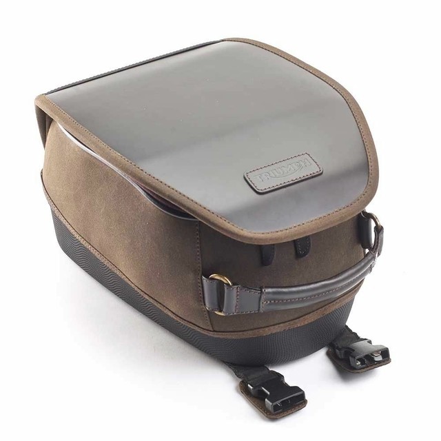 Triumph A9518089 Waxed Cotton Tank Bag Olive for sale online eBay