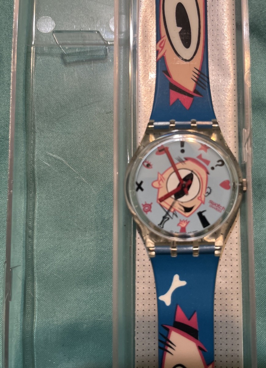 Swatch: GULP (1991 GK139) Big Eye Designed by Massimo Giacon New