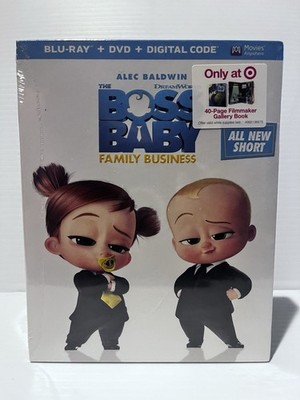 Boss Baby Family Business w/ slipcase Blu-Ray DVD Target Exclusive NEW SEALED