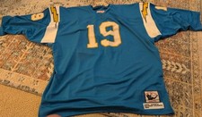 Mitchell and Ness Lance Alworth 1963 Authentic Throwback Jersey Blue size 60 New